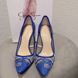 Jessica Simpson Camba Cobalt Blue Pumps